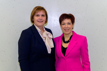 Županja in slavnostna govornica Kristina Oberžan - Osrednja obcinska prireditev ob slovenskem kulturnem prazniku2026_02_06 Sokolski dom Metlika - Osrednja obcinska prireditev ob slovenskem kulturnem prazniku_Foto_Uros Novina_011